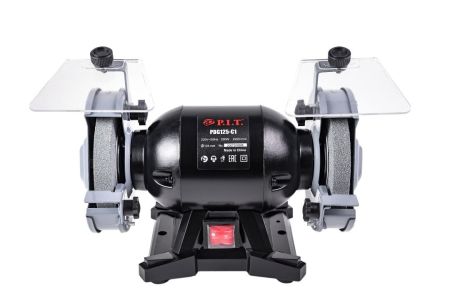 Точильный станок PBG125-C1 МАСТЕР/200 Вт/(Ø круга/Ø пос/толщ)125х12,7х16/2950 об.мин//PIT